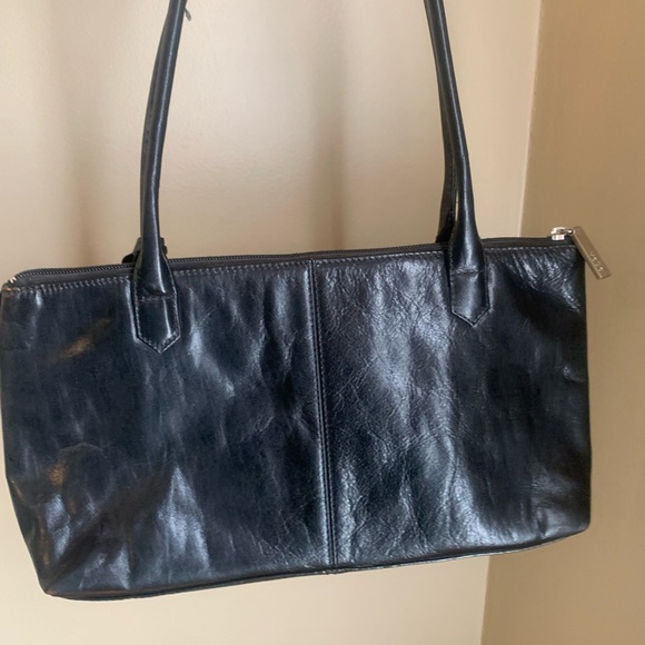 HOBO International Black Leather Shoulder Bag Basic Capsule Classic purse - Picture 5 of 13